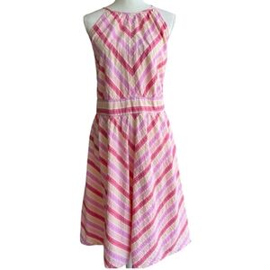 EUC ESHAKTI PINK HALTER DRESS 5X